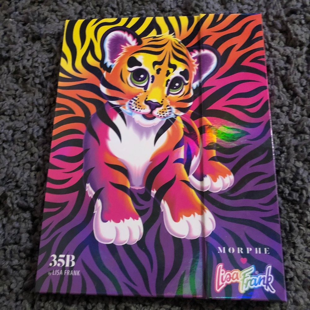 Limited edition Lisa Frank eyeshadow makeup palette never used